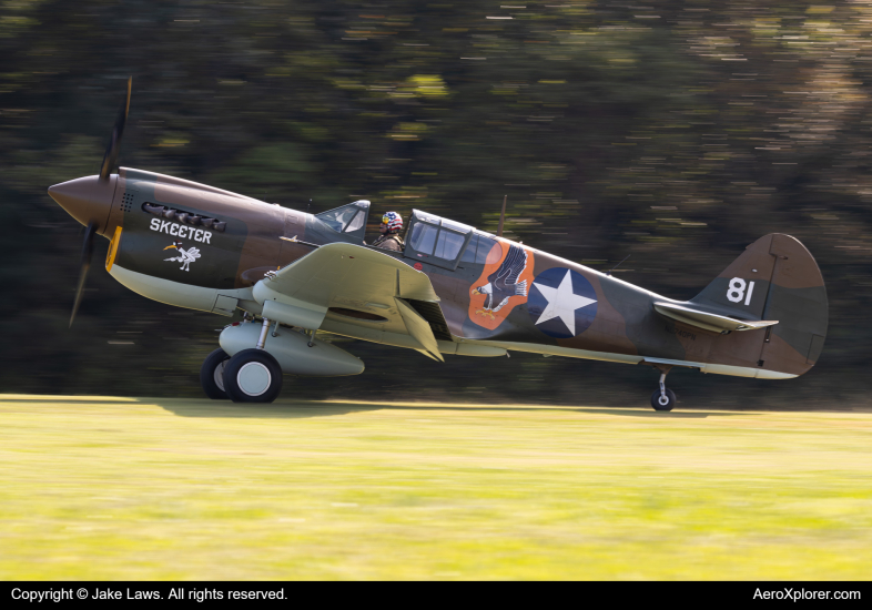 Photo of NL740PN - PRIVATE Curtiss P-40 Warhawk at 42VA on AeroXplorer Aviation Database