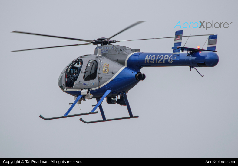 Photo of N912PG - PRIVATAE MD Helicopters MD520N at CGS on AeroXplorer Aviation Database