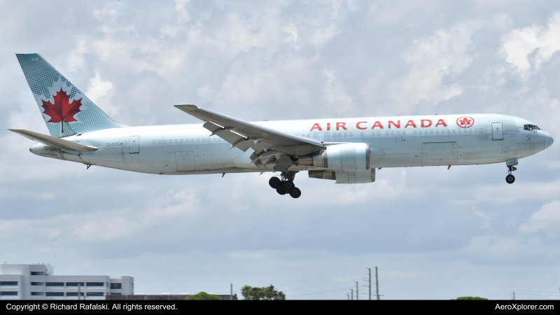 Photo of C-FTCA - Air Canada Boeing 767-300F at MIA on AeroXplorer Aviation Database
