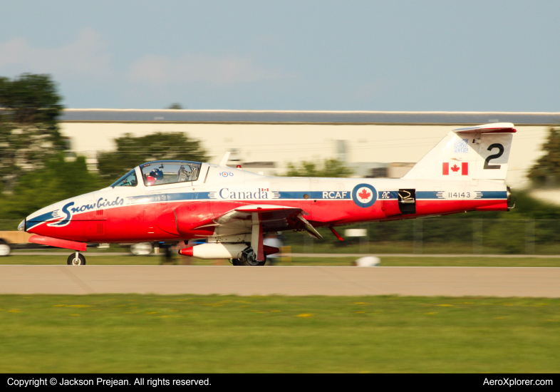 Photo of 114143 - Royal Canadian Air Force Canadair CT-114 Tutor at OSH on AeroXplorer Aviation Database