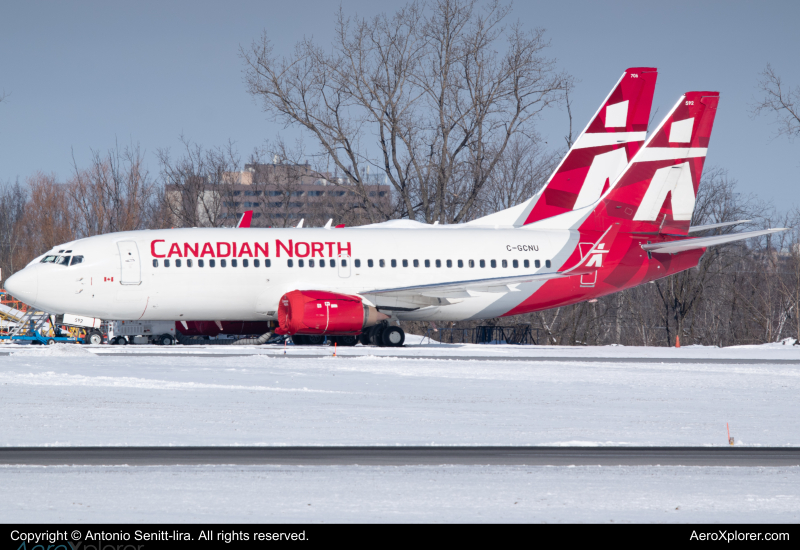 Photo of C-GCNU - Canadian North Boeing 737-700 at CYOW on AeroXplorer Aviation Database