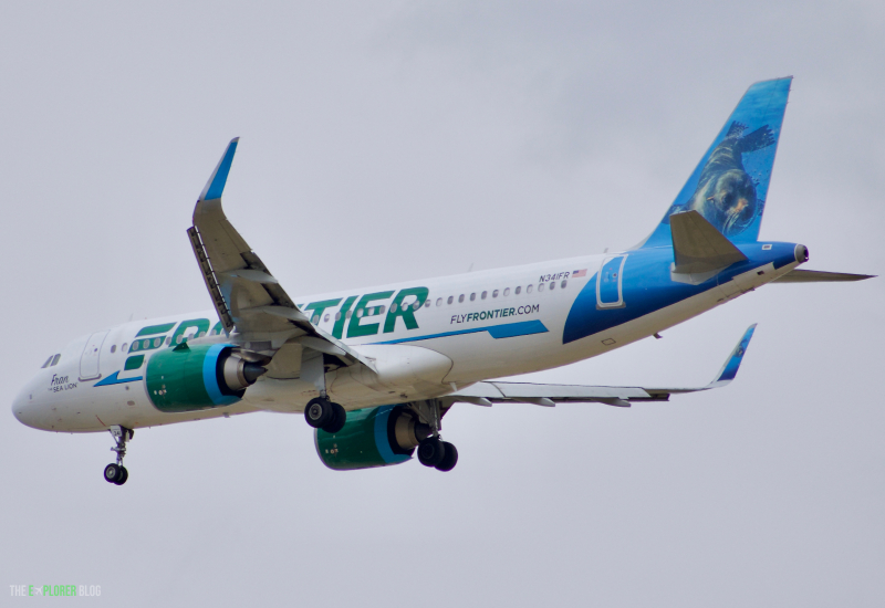 Photo of N341FR - Frontier Airlines Airbus A320neo at DEN on AeroXplorer Aviation Database