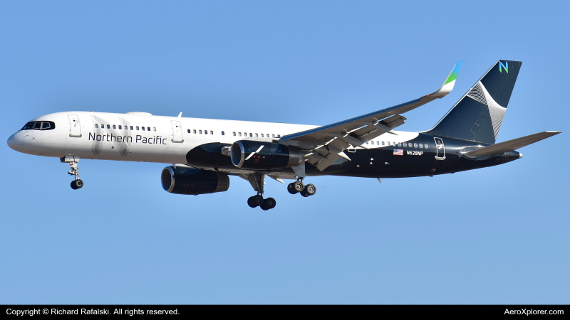 Photo of N628NP - New Pacific Airlines Boeing 757-200 at PHX on AeroXplorer Aviation Database