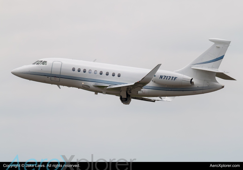 Photo of N717TF - PRIVATE Dassault Falcon 2000EX at IAD on AeroXplorer Aviation Database