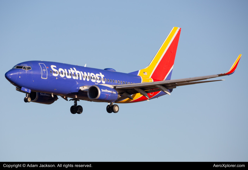 Photo of N736SA - Southwest Airlines Boeing 737-700 at BWI on AeroXplorer Aviation Database