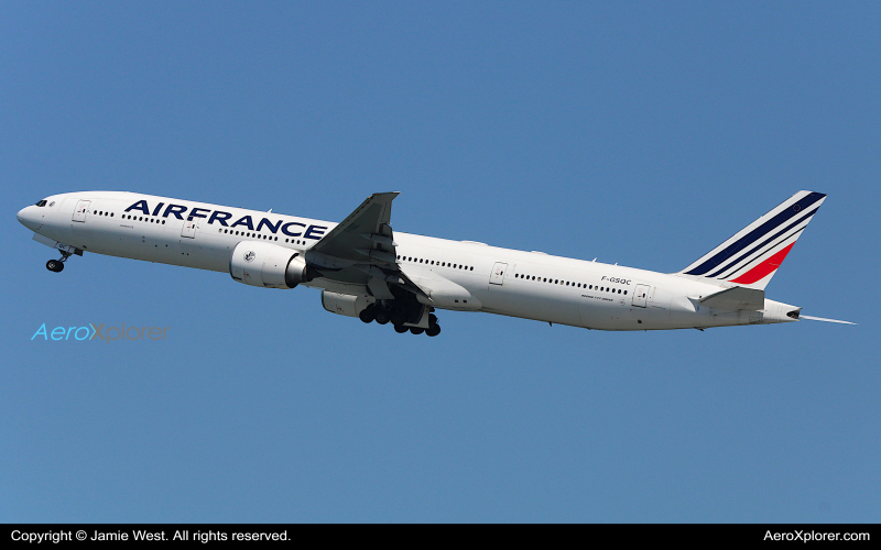 Photo of F-GSQC - Air France Boeing 777-300ER at SFO on AeroXplorer Aviation Database