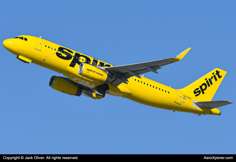 Photo of N639NK - Spirit Airlines Airbus A320 at LAX on AeroXplorer Aviation Database
