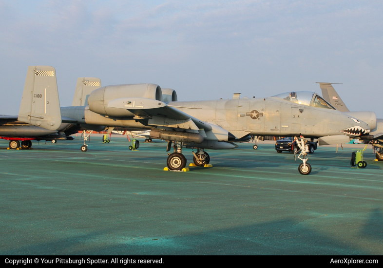 Photo of 80-0188 - USAF - United States Air Force Fairchild A-10 Thunderbolt at DAY on AeroXplorer Aviation Database
