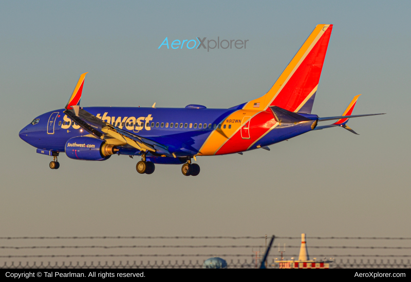Photo of N912WN - Southwest Airlines Boeing 737-700 at BWI on AeroXplorer Aviation Database