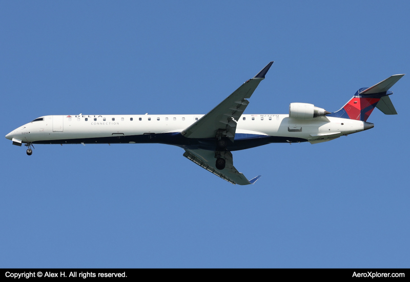 Photo of N232PQ - Delta Connection Mitsubishi CRJ-900 at BOS on AeroXplorer Aviation Database