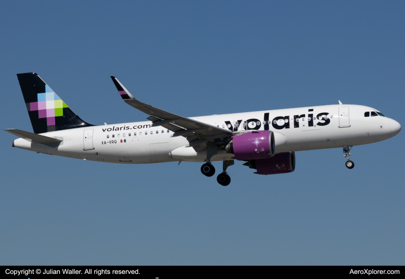 Photo of XA-VRQ - Volaris Airbus A320NEO at MIA on AeroXplorer Aviation Database