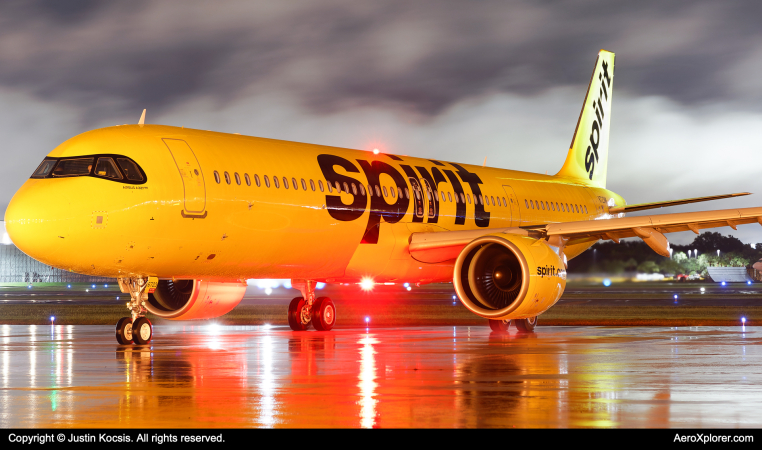 Photo of N723NK - Spirit Airlines Airbus A321NEO at TPA on AeroXplorer Aviation Database