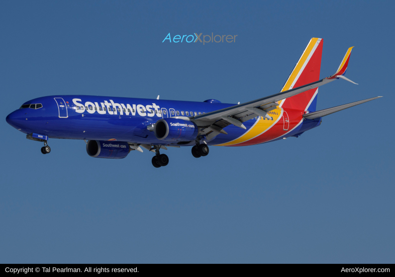 Photo of N8688J - Southwest Airlines Boeing 737-800 at BWI on AeroXplorer Aviation Database