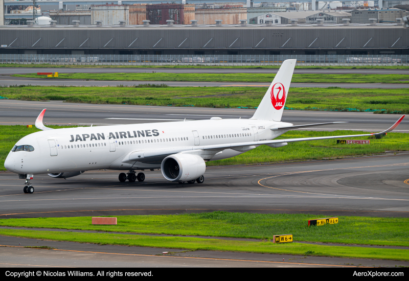 Photo of JA13XJ - Japan Airlines Airbus A350-900 at HND on AeroXplorer Aviation Database