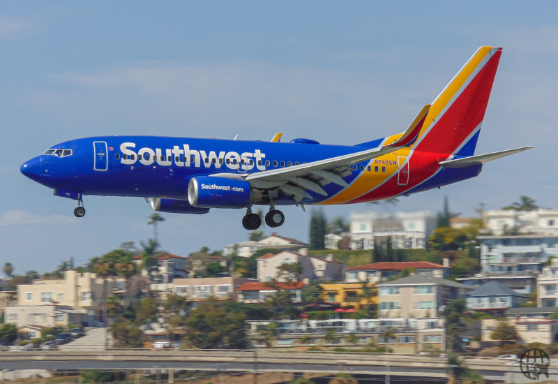 Photo of N742SW - Southwest Airlines Boeing 737-700 at SAN on AeroXplorer Aviation Database