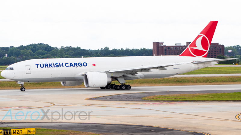 Photo of TC-LJN - Turkish Airlines Cargo Boeing 777-F at ATL on AeroXplorer Aviation Database
