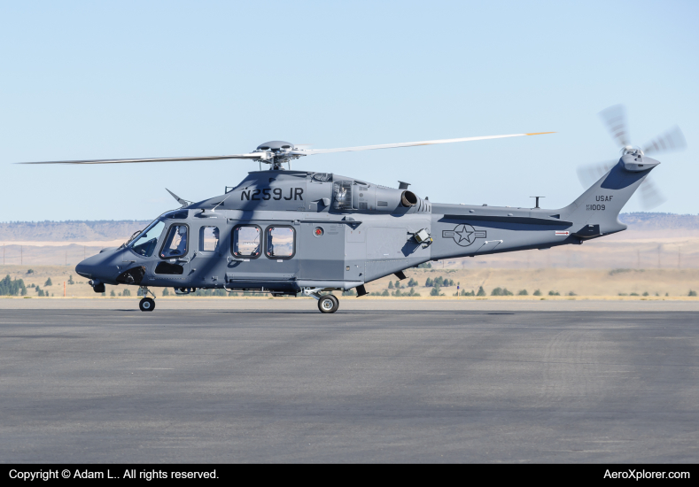 Photo of 22-1009 - USAF - United States Air Force Boeing MH-139A Grey Wolf at BIL on AeroXplorer Aviation Database