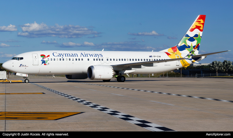 Photo of VP-CIW - Cayman Airways Boeing 737 MAX 8 at KTPA on AeroXplorer Aviation Database