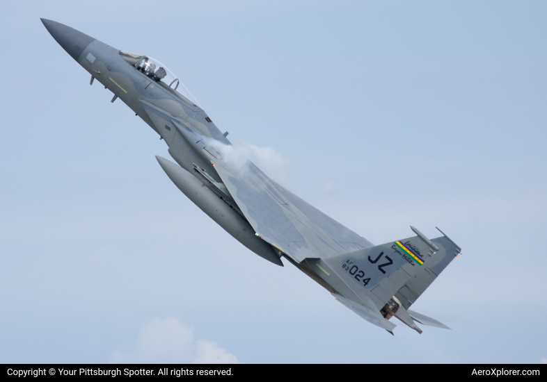 Photo of 83-0024  - USAF - United States Air Force McDonnell Douglas F-15 Eagle at BKL on AeroXplorer Aviation Database