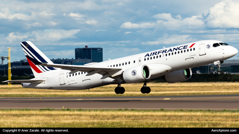 Photo of F-HZUA - Air France Airbus A220-300 at HEL on AeroXplorer Aviation Database