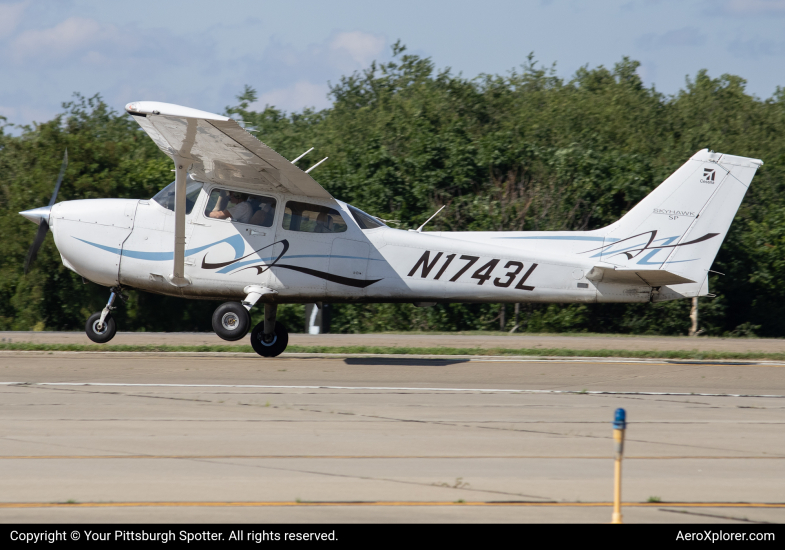 Photo of N1743L - Pittsburgh Flight Training Cessna 172 at AGC on AeroXplorer Aviation Database