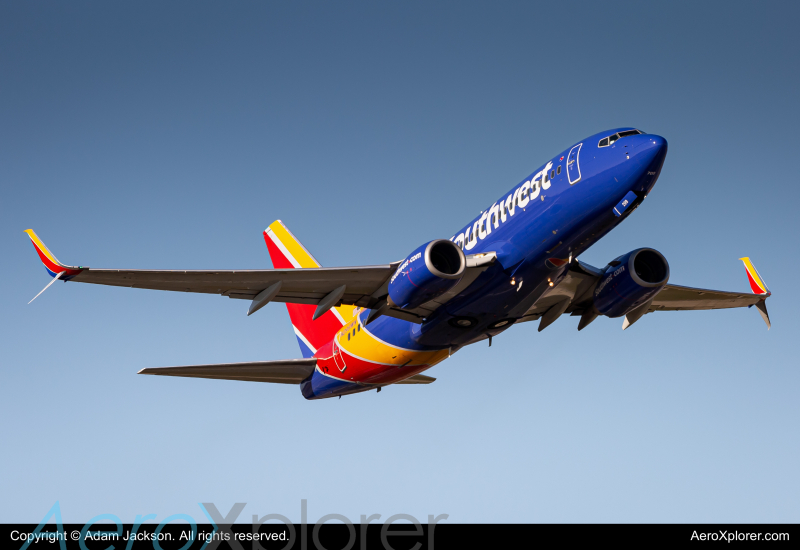 Photo of N299WN - Southwest Airlines Boeing 737-700 at BWI on AeroXplorer Aviation Database