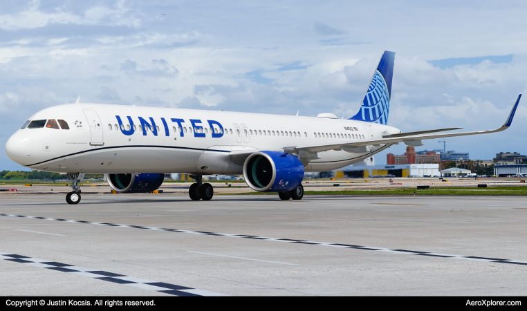 Photo of N14512 - United Airlines Airbus A321NEO at TPA on AeroXplorer Aviation Database