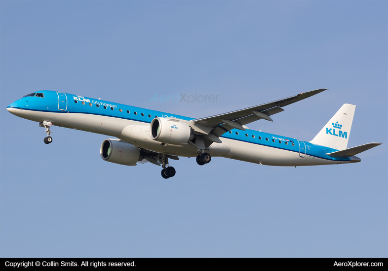 Photo of PH-NXS - KLM CityHopper Embraer E195-E2 at AMS on AeroXplorer Aviation Database