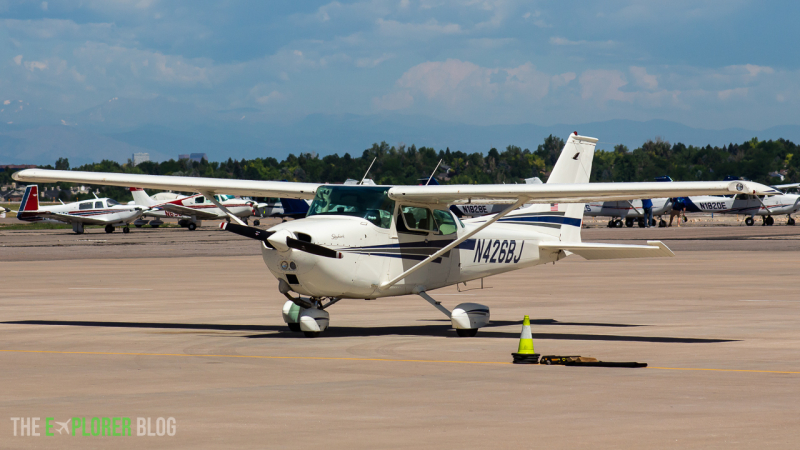 Photo of N426BJ - PRIVATE Cessna 172 at APA on AeroXplorer Aviation Database