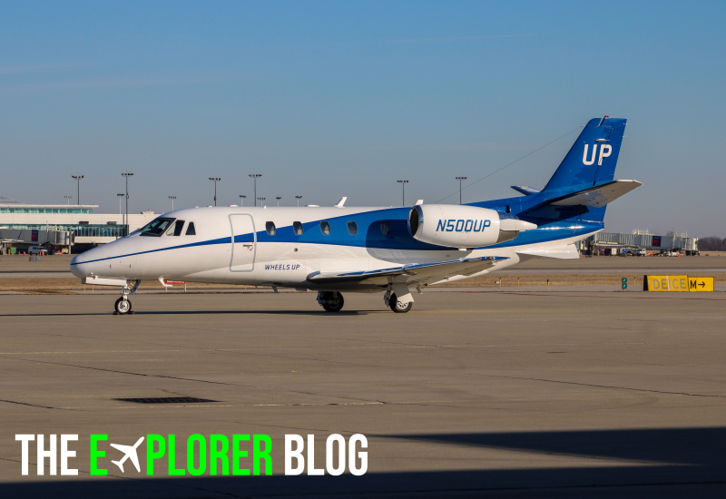 Photo of N500UP - Wheels Up Cessna 560XL Citation Excel at CVG on AeroXplorer Aviation Database