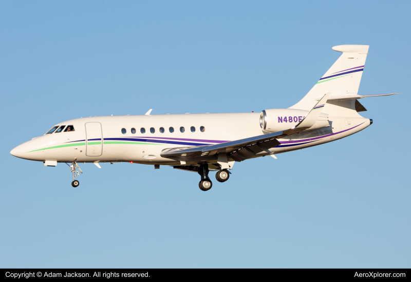 Photo of N480EC - PRIVATE Dassault Falcon 2000EX at BWI on AeroXplorer Aviation Database