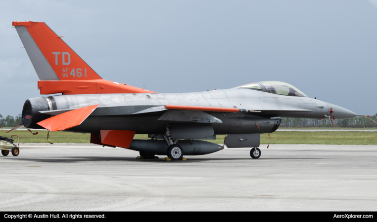 Photo of 85-1461 - USAF - United States Air Force General Dynamics QF-16 Fighting Falcon at PAM on AeroXplorer Aviation Database