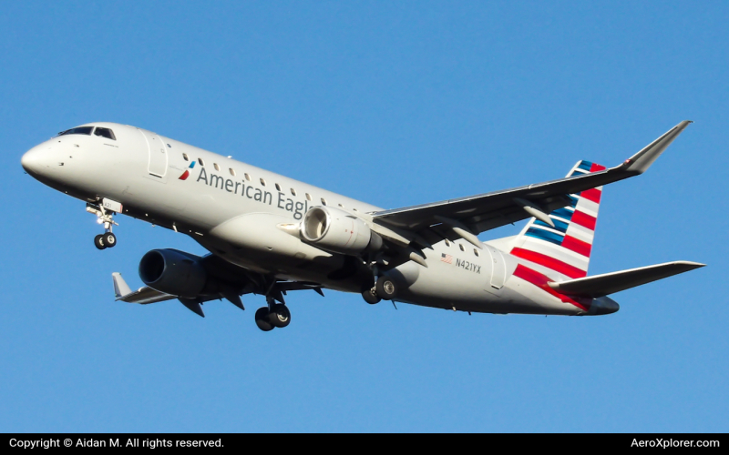 Photo of N421YX - American Eagle Embraer E175 at PIT on AeroXplorer Aviation Database