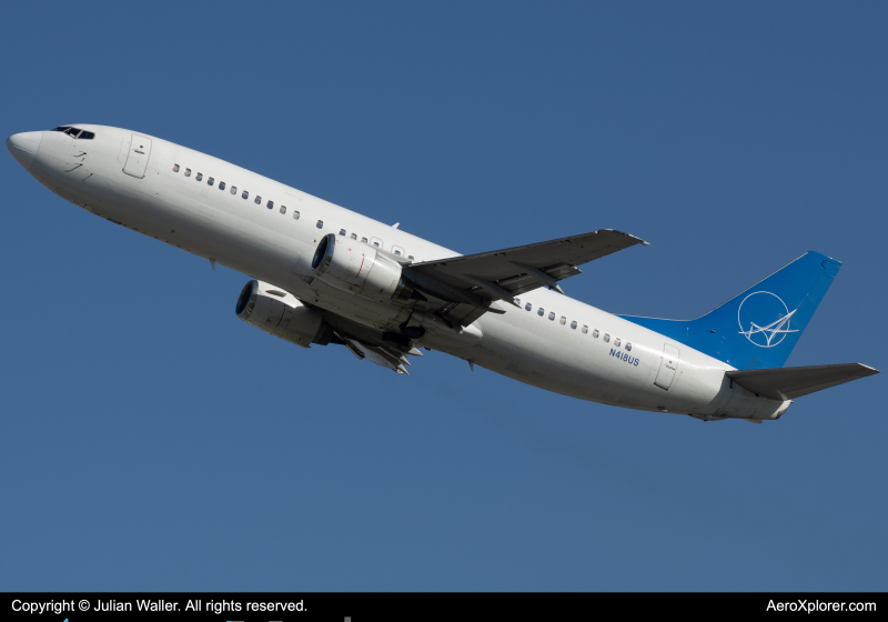 Photo of N418US - iAero Airways Boeing 737-400 at MIA on AeroXplorer Aviation Database