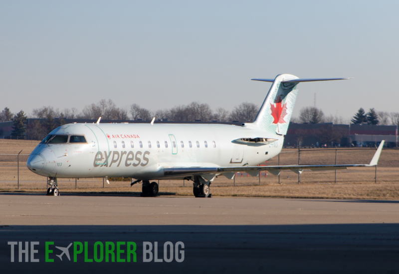 Photo of C-FWJI - Air Canada Express Mitsubishi CRJ-200 at CVG on AeroXplorer Aviation Database