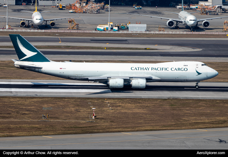 Photo of B-LJN - Cathay Pacific Cargo Boeing 747-8F at HKG on AeroXplorer Aviation Database