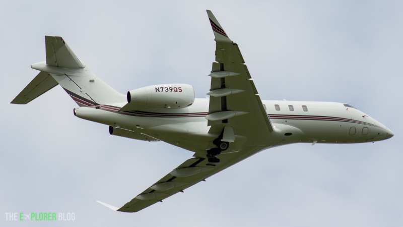 Photo of N739QS - PRIVATE Bombardier Challenger 350 at LUK on AeroXplorer Aviation Database