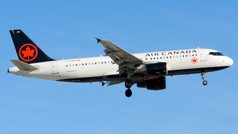 Photo of C-FZQS - Air Canada Airbus A320-214 at YYZ on AeroXplorer Aviation Database