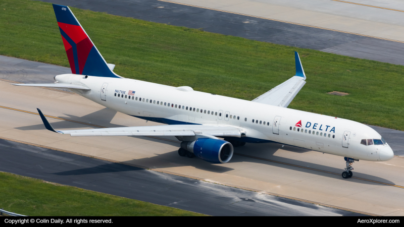 Photo of N6710E - Delta Airlines Boeing 757-200 at ATL on AeroXplorer Aviation Database