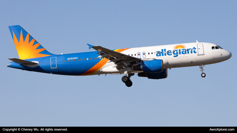Photo of N282NV - Allegiant Air Airbus A320 at EWR on AeroXplorer Aviation Database