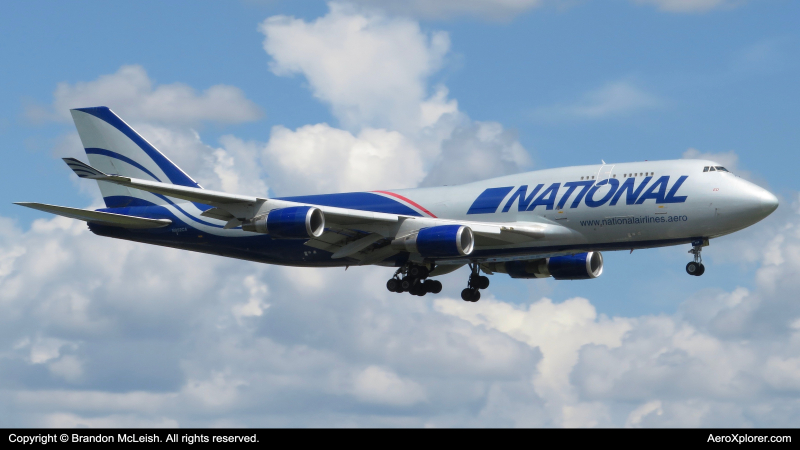 Photo of N952CA - National Airlines Boeing 747-400BCF at MCO on AeroXplorer Aviation Database