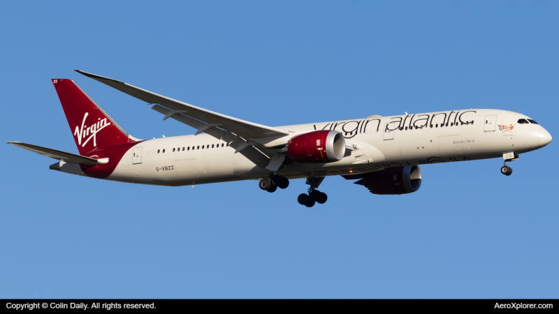 Photo of G-VBZZ - Virgin Atlantic Boeing 787-9 at IAD on AeroXplorer Aviation Database