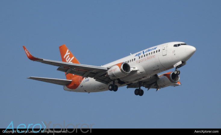 Photo of C-FANF - Air North Boeing 737-500 at YYZ on AeroXplorer Aviation Database