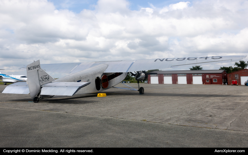 Photo of NC9645 - PRIVATE Ford Tri-Motor 5-AT at VVS on AeroXplorer Aviation Database