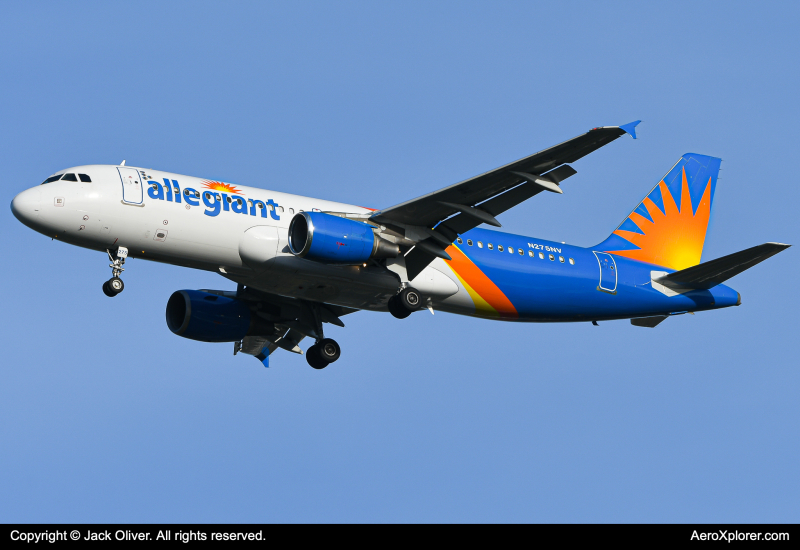 Photo of N275NV - Allegiant Air Airbus A320 at CVG on AeroXplorer Aviation Database