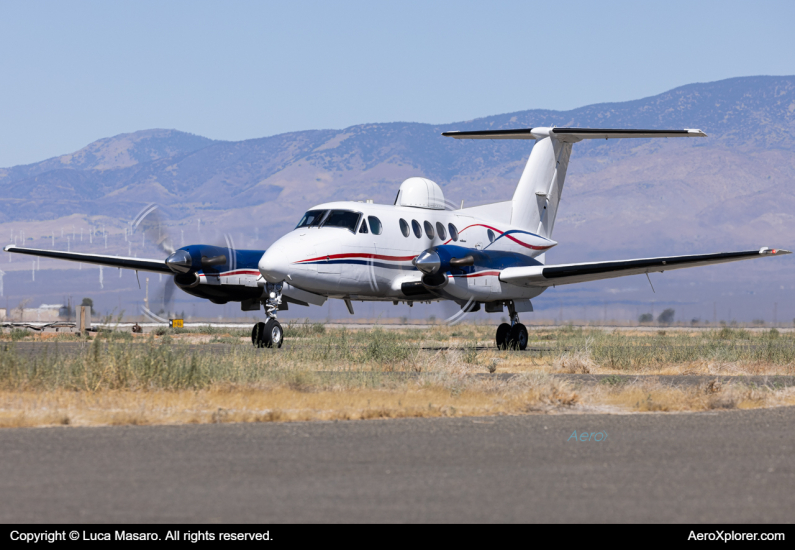 Photo of N50X - PRIVATE Beechcraft King Air 200 at WJF on AeroXplorer Aviation Database