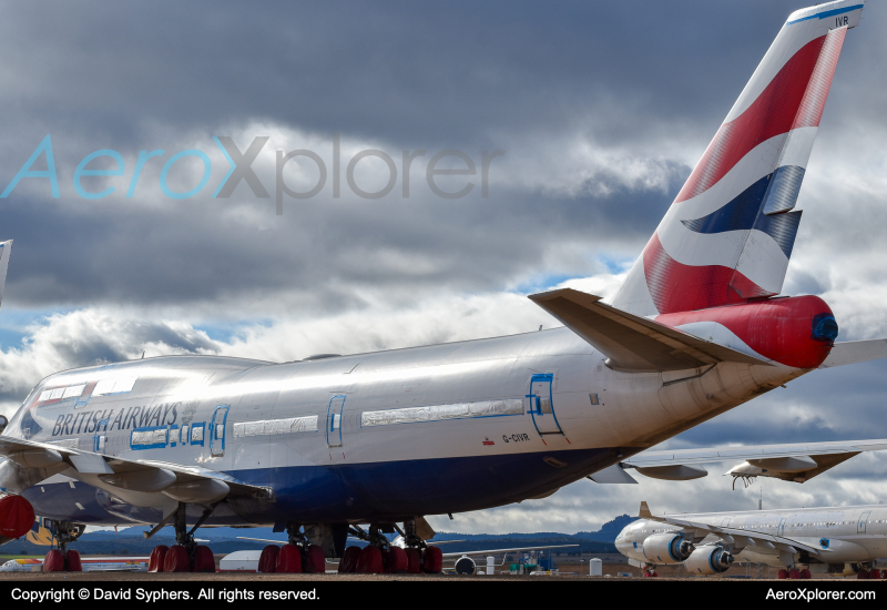 Photo of G-CIVR - British Airways Boeing 747-400 at TEV on AeroXplorer Aviation Database