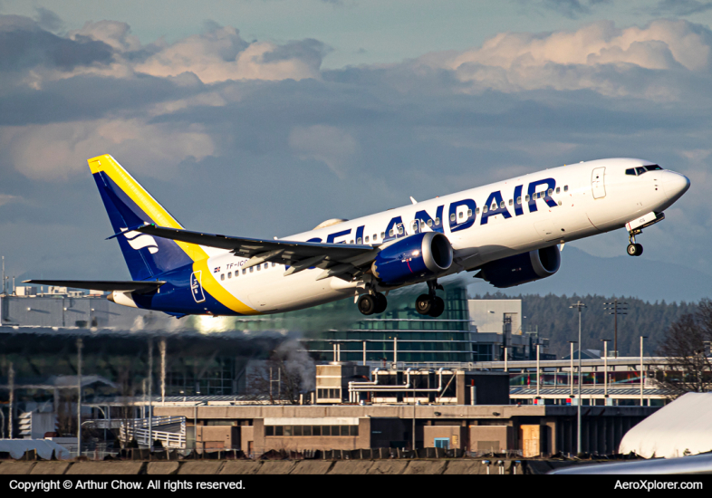 Photo of TF-ICG - Icelandair Boeing 737 MAX 8 at YVR on AeroXplorer Aviation Database