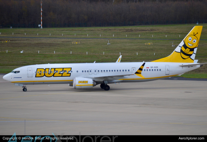 Photo of SP-RZE - Buzz Boeing 737 MAX 8 at CGN on AeroXplorer Aviation Database