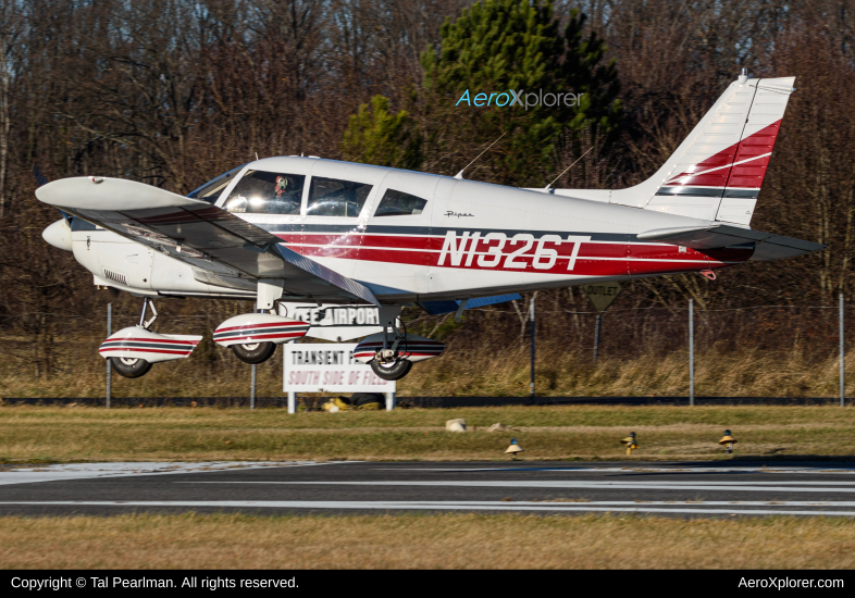 Photo of N1326T - PRIVATE Piper 28 Cherokee at ANP on AeroXplorer Aviation Database